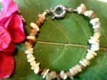 Yellow Opal Chip Stone Bracelet A206