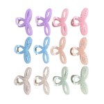 Pastel Loops Hair Claws Assorted