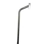 Gooseneck – Galv Rainshield & Base Plate