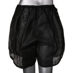 Disposable Non-woven Mens Briefs Black Large x-large 6 PACK
