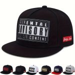 1PC Alphabet Men's Hip Hop Cap 6 Colors Can Be Chosen Lightweight Acrylic Man's Cap