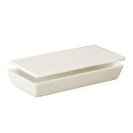 Alumina Rectangular square Crucible Lid - Industrial Melting Moulds For Arc Induction Melting 0.9-185ML Capacity 1PC 100X30X15MM