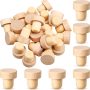 Yalikop Wine Bottle Corks T Shaped Cork Plugs For Wine Cork Wine Stopper Reusable Wine Corks Wooden And Rubber Wine Stoppers Bottle Stoppers Sealing P
