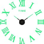 3D Roman Luminous Diy Wall Clock