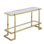 Asher Mable Top Gold Console