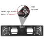 Zs - 12V Car Rear View Camera 4 LED License Plate Holder Parking
