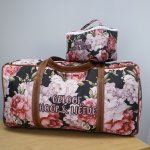 Travel Bag Hospital Bag Duffel Bag Black Peoni Set