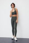 Drymove Sports Leggings - Dark Khaki Green