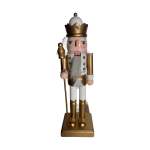 ARD100200-1 Nutcracker 25CM Gold - With Staff