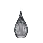 Razoni Single Pendant Light Black - White