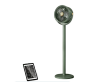Portable Adjustable Solar Floor Fan With LED