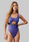 Calvin Klein One Piece Cut Out - Sapphire Blue