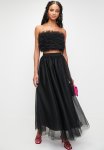 Full Tulle Maxi Skirt - Black