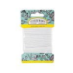 Bulk Pack X 3 Haberdashery Elastic 6MMX3M White