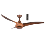 Steel Wood Finish Remote Control With 6 Speed Control Fan