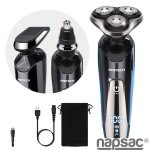 Pritech 3 IN1 Electric Rotary Razor For Men