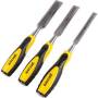 Tork Craft Wood Chisel 140MM Blade 3PC 13/19/25 With Pvc Handle