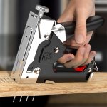 1PC Four-in-one Heavy-duty Nailing Machine Stapler Shooting Nail Gun Manual Nail Gun Nail Gun Which Can Be Used To Install T-sha