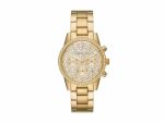 Ritz Chronograph Gold-tone Stainless Steel Woman's Watch MK7310