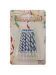 Birthday Candles Blue 12 Pack