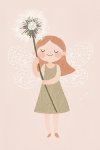 Dandelion Fairy - Wall Art Print - A1