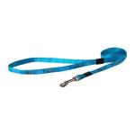 Rogz Fancy Dress Classic Lead - Jellybean Small Turquoise Paw