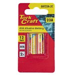 Tork Craft 2 PK 12V Alkaline Batteries 23A BAT23A-2C