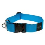 Rogz Utility Reflective Classic Collar - Landing Strip XX Large Turquoise