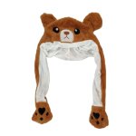 Brown Bear Squeeze Hat