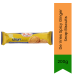 Spicy Ginger Snap Biscuits 200G Crunchy Ginger Biscuits For Tea Time Coffee Breaks & Everyday Snacking Warm Spiced Flavor With