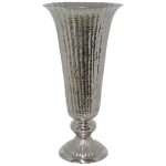 Sparkle Aluminium Footed Vase 43CM