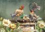 Diamond Painting Full Square Drill Diy KIT_33CM X 43CM Chickens F3670