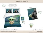 Kids Duvet Set Din Djarin And Yoda
