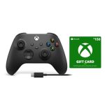 Xbox Wireless Controller Carbon Black With Usb-c Cable + R150 Voucher - Braintree Shop