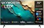 Google 75Q6600H Skyworth 75 4K Uhd Qled Tv 3840 X 2160 Resolution HDMI USB Bluetooth