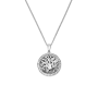 Sterling Silver & Cubic Zirconia Tree Of Life Locket