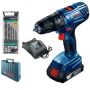 Bosch Cordless Impact Drill Gsb 180-LI & Alpen Sprint Master Bits 6PIECE