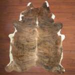Aa Grade Cow Hide 524 Tricolour XL - Extra Large Tricolour Brindle