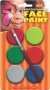 Dala Face Paint Kit - Neon 6 X 10ML - 4 Neon Colours 2 Glitters And Brush