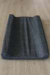 Charcoal Washed Cotton Changing Mat Cover - Changing Mat Cover & Inner