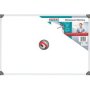 Parrot 90 X 60CM Slimline Magnetic Whiteboard