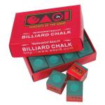 Billiard Chalk Green 6 Pack