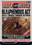 Blasphemous Act 1998 Rainbow Foil Secret Lair Drop Series - Damaged Foil