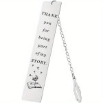 1PC Bookmark For Women Men Book Marks With Chain Gift For Teachers Book Lovers Readers Librarian Appreciation Gifts For Graduati