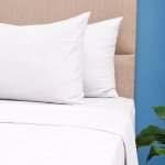 Exclusive Collection 1000 Thread Count Cotton Rich PILLOWCASE - White - King - Single 50 X 90CM