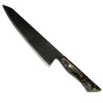 Lifespace 8" Japanese VG10 Cladded Steel Kurouchi Kiristuke Knife W Resin Handle