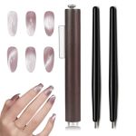 Cat Eye Magnet For Nails Multifunctional Powerful Nail Magnet 3 In 1 For Home Diy Salon Studio 3 Pack.