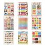9 Piece Educational Preschool Posters For Kids English Learning Wall Charts