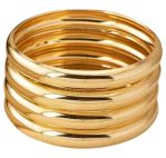 4 Piece Vintage Punk Bangle Set