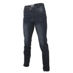 WBL073 Blue Black Sandblast Stretch Denim Pants - 34